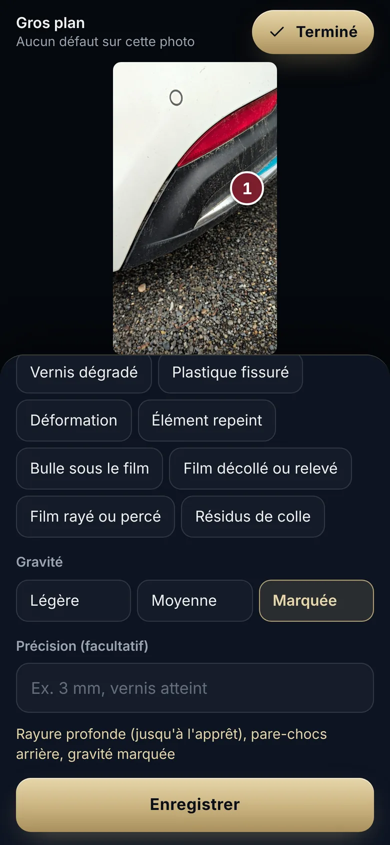 Le métré du film de covering